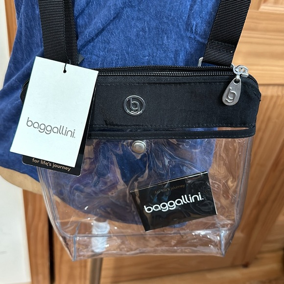 baggallini CLEAR CROSSBODY BAG water resistant NWT - Picture 3 of 14
